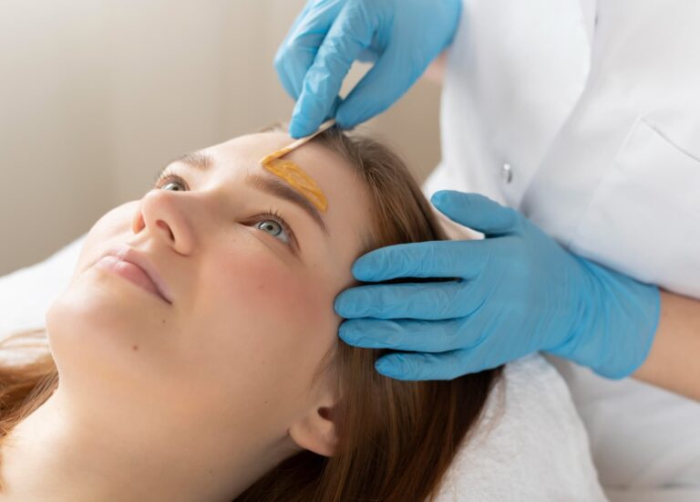 Facial waxing