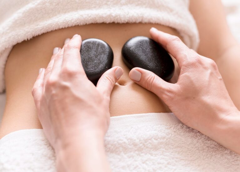 Hot stone massage